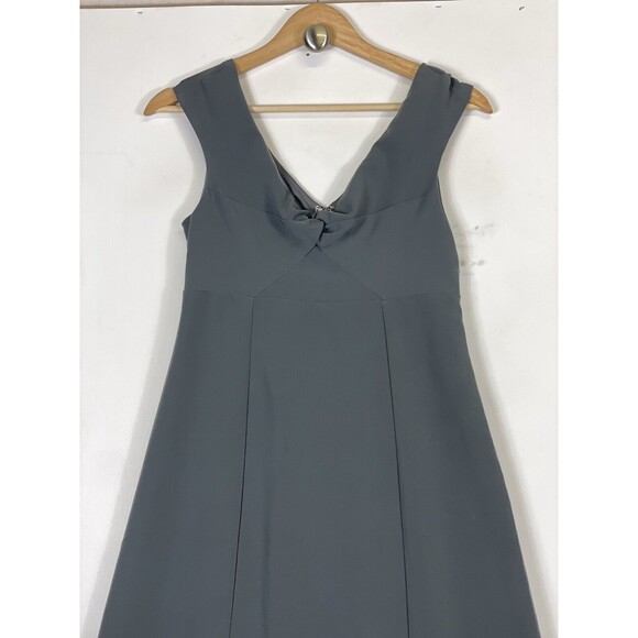 Show Me Your Mumu Grey Zurich Knot Cap Sleeve Maxi Gown Dress Women's Small NEW - Picture 2 of 8